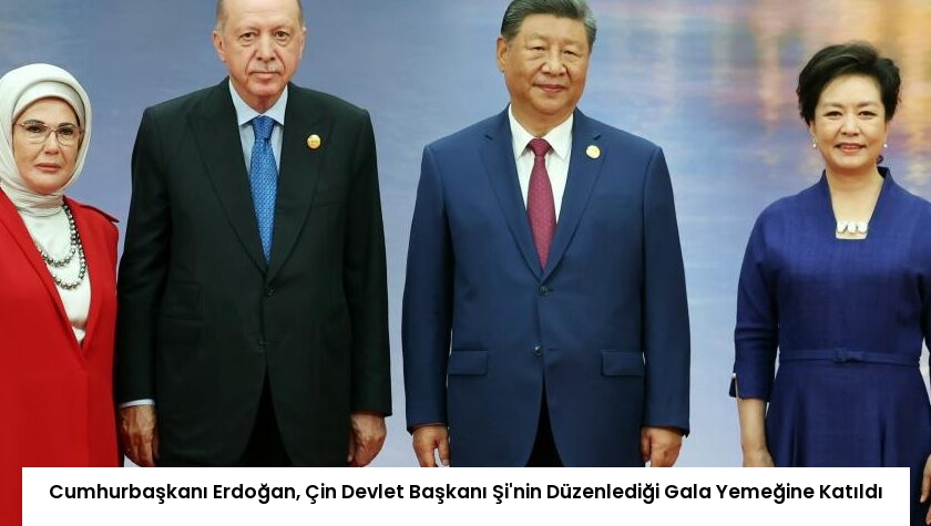 Cumhurbaşkanı Erdoğan, Çin Devlet Başkanı Şi’nin Düzenlediği Gala Yemeğine Katıldı