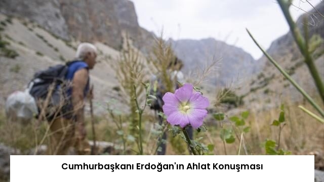 Cumhurbaşkanı Erdoğan’ın Ahlat Konuşması