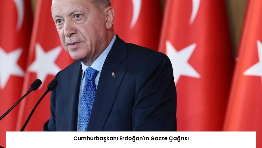 Cumhurbaşkanı Erdoğan’ın Gazze Çağrısı