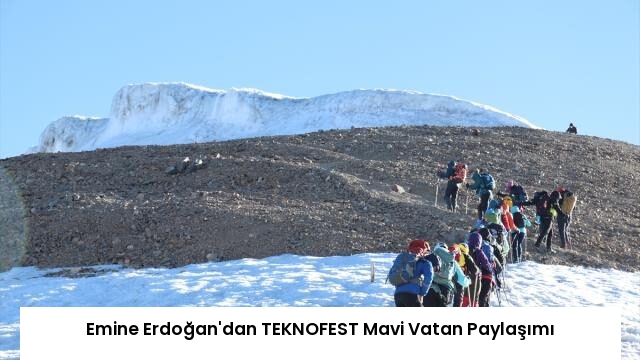 Emine Erdoğan’dan TEKNOFEST Mavi Vatan Paylaşımı