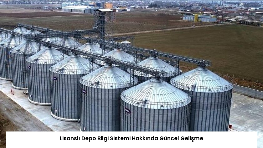 Lisanslı Depo Bilgi Sistemi Hakkında Güncel Gelişme