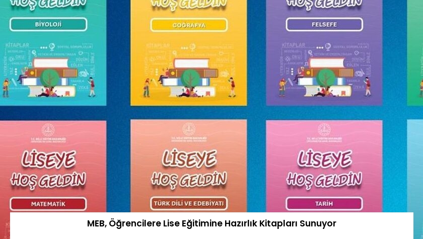 MEB, Öğrencilere Lise Eğitimine Hazırlık Kitapları Sunuyor