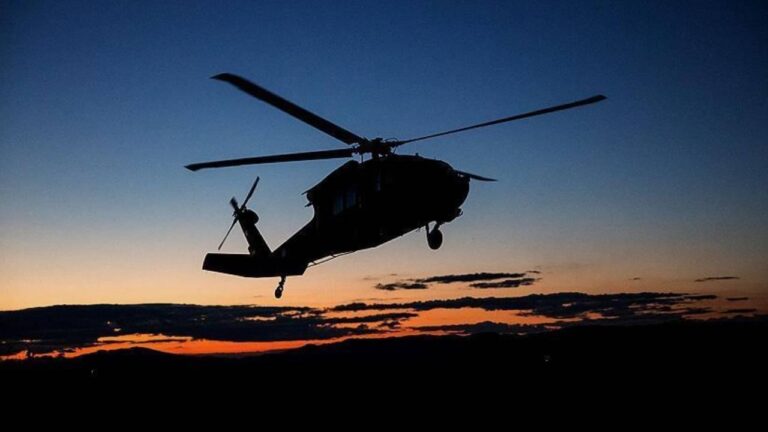 Wight Adası’nda Helikopter Kazası