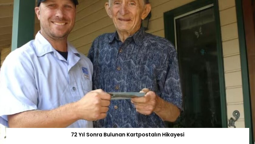 72 Yıl Sonra Bulunan Kartpostalın Hikayesi