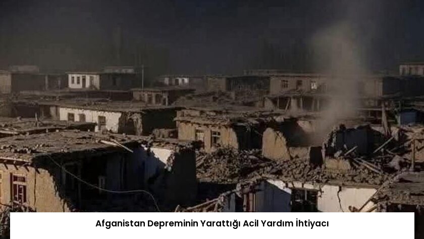 Afganistan Depreminin Yarattığı Acil Yardım İhtiyacı