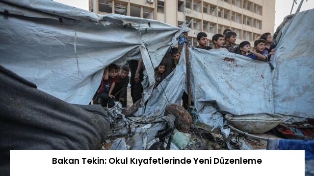 Bakan Tekin: Okul Kıyafetlerinde Yeni Düzenleme