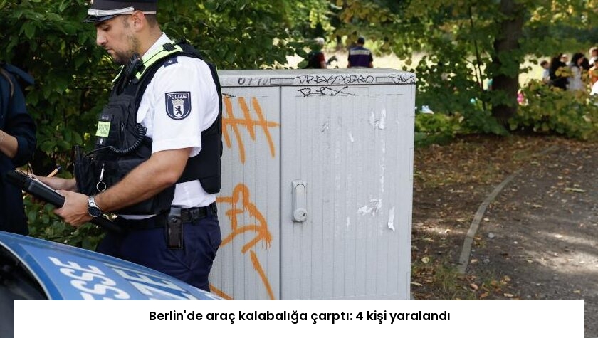 Berlin’de araç kalabalığa çarptı: 4 kişi yaralandı