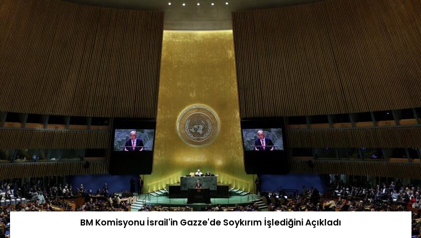 BM Komisyonu İsrail’in Gazze’de Soykırım İşlediğini Açıkladı