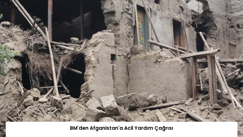 BM’den Afganistan’a Acil Yardım Çağrısı