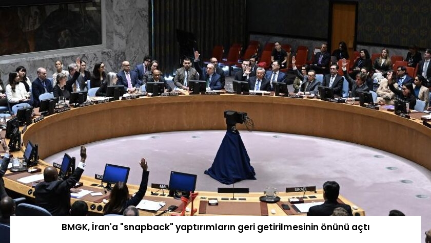 BMGK, İran’a “snapback” yaptırımların geri getirilmesinin önünü açtı