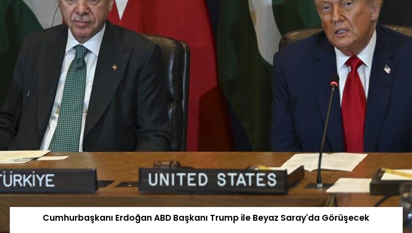 Cumhurbaşkanı Erdoğan ABD Başkanı Trump ile Beyaz Saray’da Görüşecek