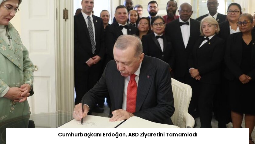 Cumhurbaşkanı Erdoğan, ABD Ziyaretini Tamamladı