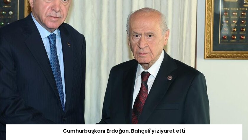 Cumhurbaşkanı Erdoğan, Bahçeli’yi ziyaret etti