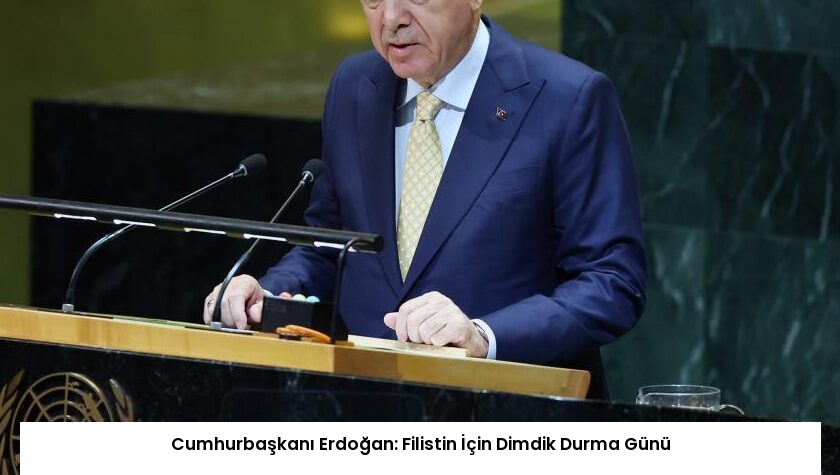 Cumhurbaşkanı Erdoğan: Filistin İçin Dimdik Durma Günü