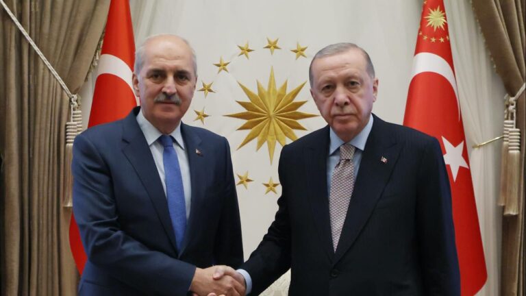 Cumhurbaşkanı Erdoğan ve TBMM Başkanı Kurtulmuş Beştepe’de Görüştü