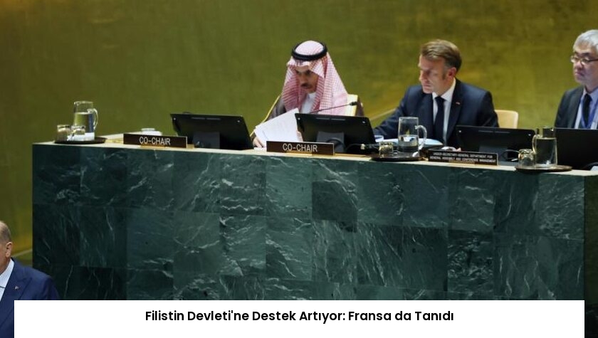 Filistin Devleti’ne Destek Artıyor: Fransa da Tanıdı