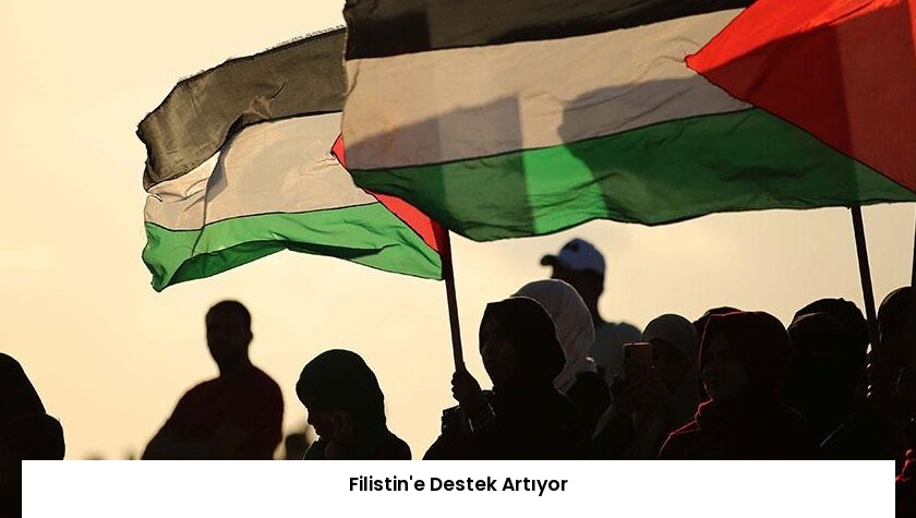 Filistin’e Destek Artıyor