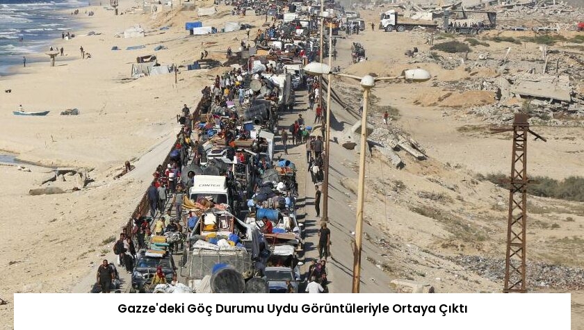 Gazze’deki Göç Durumu Uydu Görüntüleriyle Ortaya Çıktı