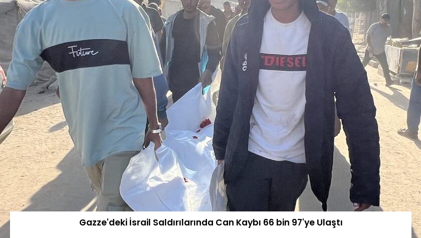 Gazze’deki İsrail Saldırılarında Can Kaybı 66 bin 97’ye Ulaştı