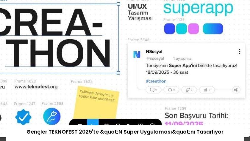 Gençler TEKNOFEST 2025’te "N Süper Uygulaması"nı Tasarlıyor