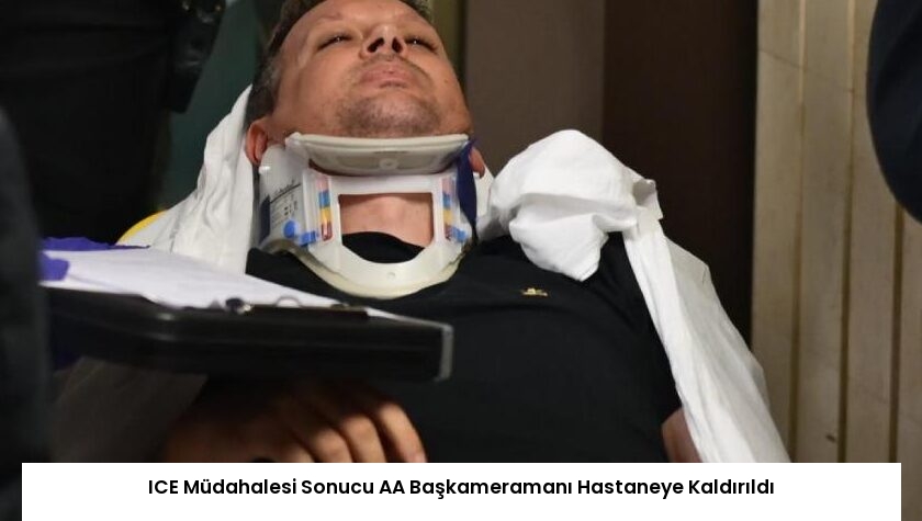 ICE Müdahalesi Sonucu AA Başkameramanı Hastaneye Kaldırıldı