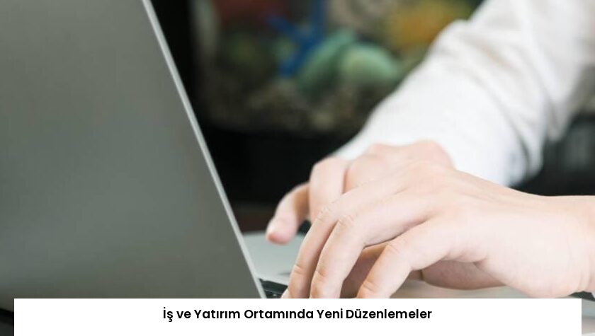 İş ve Yatırım Ortamında Yeni Düzenlemeler