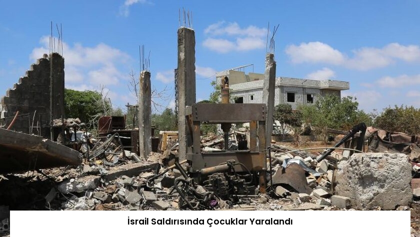 İsrail Saldırısında Çocuklar Yaralandı