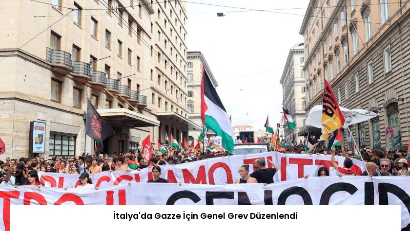 İtalya’da Gazze İçin Genel Grev Düzenlendi