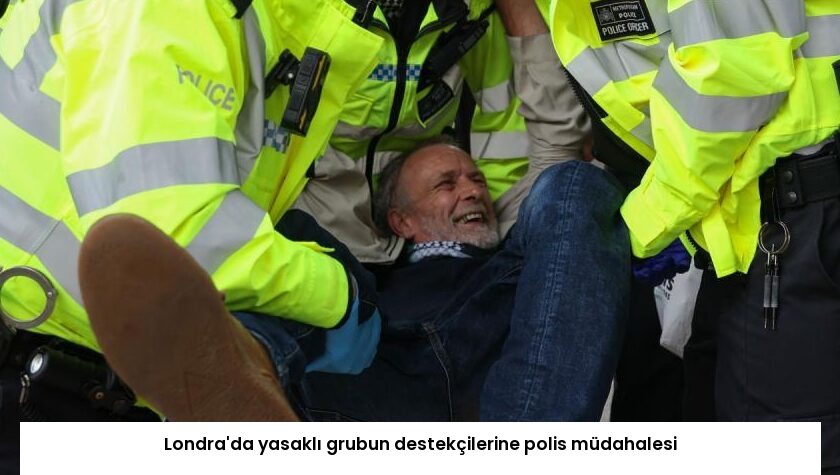 Londra’da yasaklı grubun destekçilerine polis müdahalesi