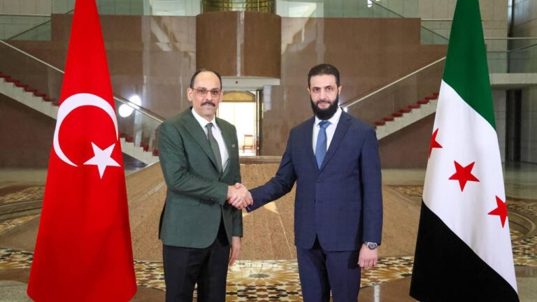 MİT Başkanı Kalın, Şam’da Suriye Cumhurbaşkanı Şara ile görüşecek