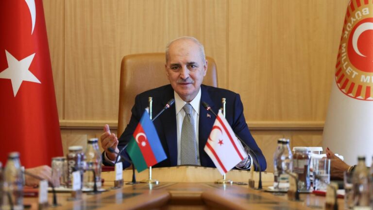 Numan Kurtulmuş, Türkiye, Azerbaycan ve KKTC Parlamentolar Arası Dostluk Gruplarını Kabul Etti