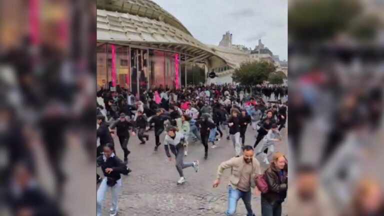 Paris’te Ücretsiz Tavuk Dağıtımı İzdihamı