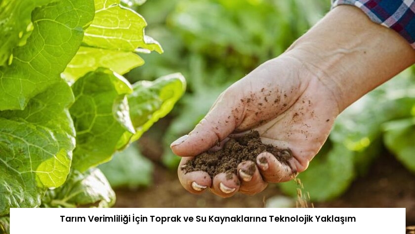 Tarım Verimliliği İçin Toprak ve Su Kaynaklarına Teknolojik Yaklaşım