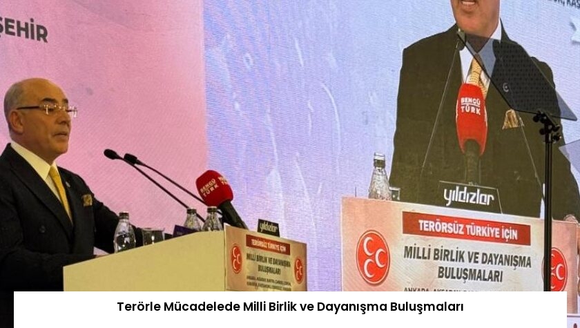 Terörle Mücadelede Milli Birlik ve Dayanışma Buluşmaları