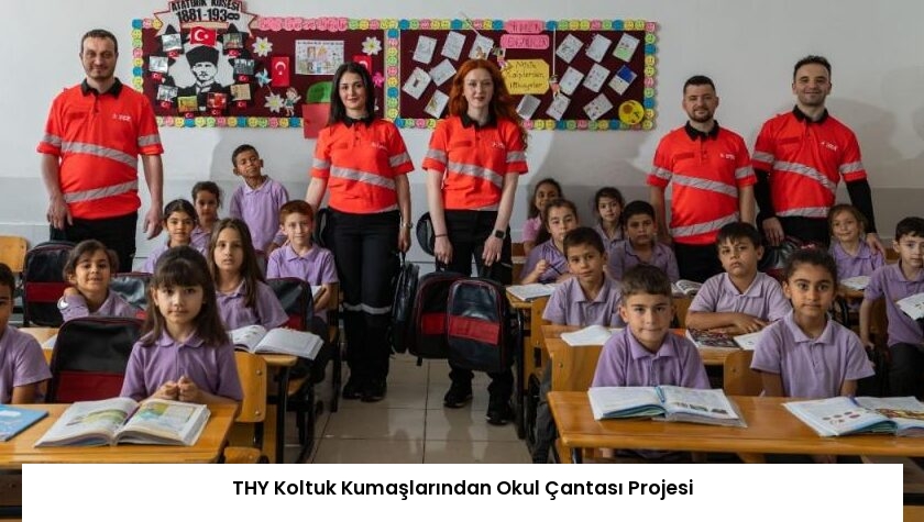 THY Koltuk Kumaşlarından Okul Çantası Projesi