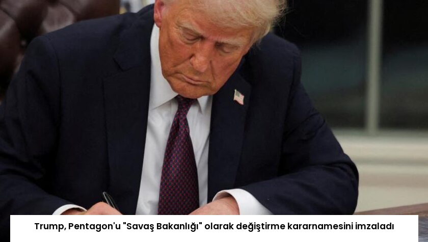 Trump, Pentagon’u “Savaş Bakanlığı” olarak değiştirme kararnamesini imzaladı