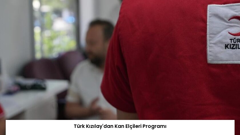 Türk Kızılay’dan Kan Elçileri Programı