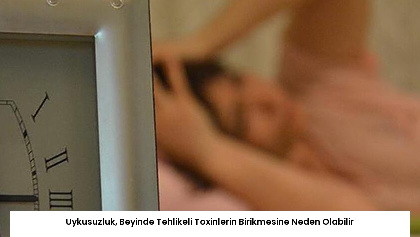 Uykusuzluk, Beyinde Tehlikeli Toxinlerin Birikmesine Neden Olabilir
