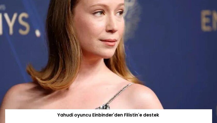 Yahudi oyuncu Einbinder’den Filistin’e destek
