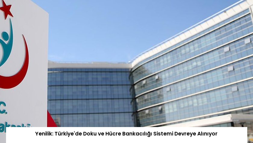 Yenilik: Türkiye’de Doku ve Hücre Bankacılığı Sistemi Devreye Alınıyor