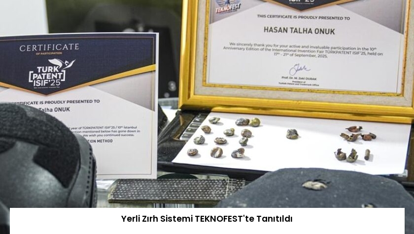 Yerli Zırh Sistemi TEKNOFEST’te Tanıtıldı
