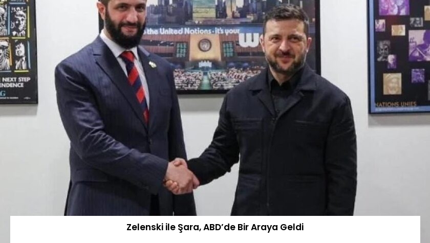 Zelenski ile Şara, ABD’de Bir Araya Geldi