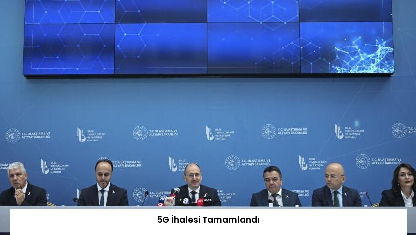 5G İhalesi Tamamlandı