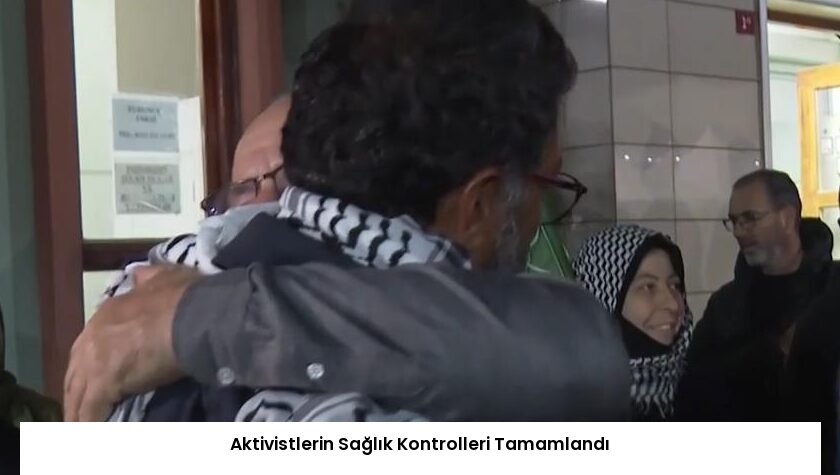 Aktivistlerin Sağlık Kontrolleri Tamamlandı