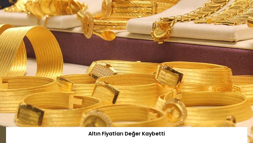 Altın Fiyatları Değer Kaybetti