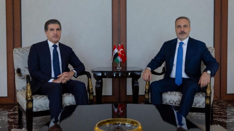 Bakan Fidan, IKBY Başkanı Barzani ile Ankara’da Görüştü