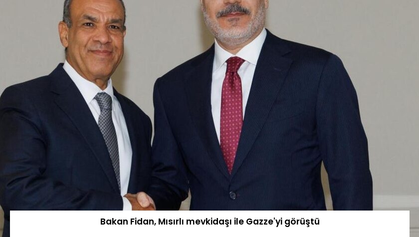 Bakan Fidan, Mısırlı mevkidaşı ile Gazze’yi görüştü
