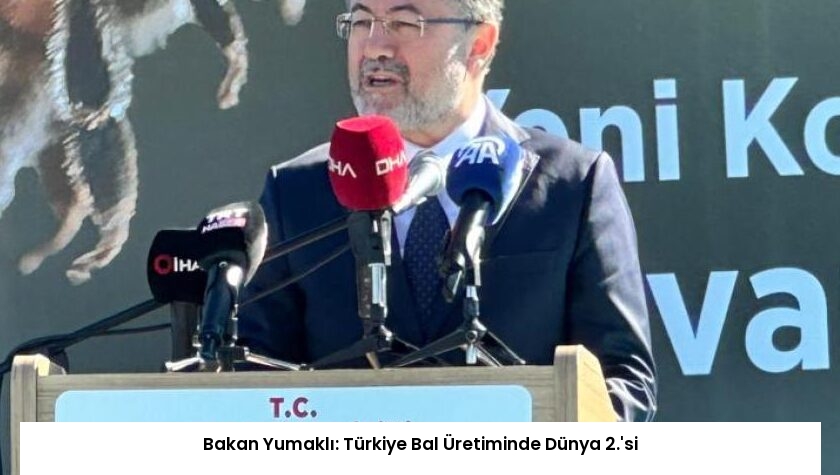 Bakan Yumaklı: Türkiye Bal Üretiminde Dünya 2.’si