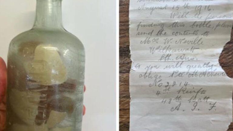 Birinci Dünya Savaşı’ndan Kalma Mektuplar Sahilde Bulundu