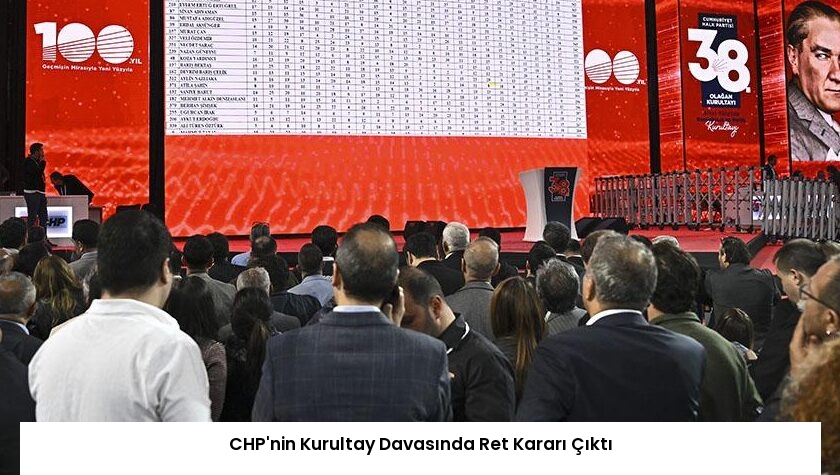 CHP’nin Kurultay Davasında Ret Kararı Çıktı